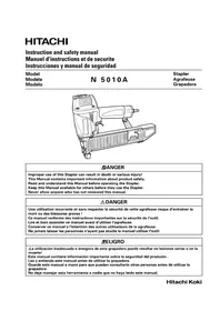 Notice HITACHI N5010A Grapadora