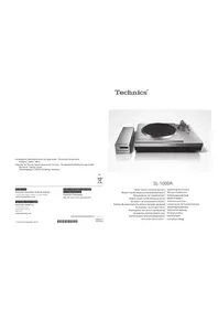 Notice TECHNICS SL1000R Platine_disque