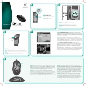 Notice LOGITECH MX518 Souris