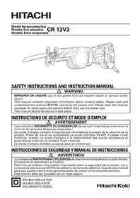 Notice HITACHI CR 13V2