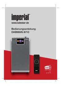 Notice Imperial DABMAN I610 Radio