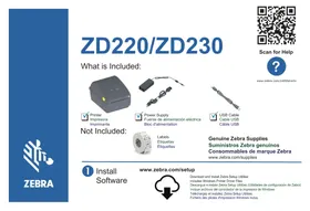 Notice ZEBRA ZD230 Imprimante d'étiquettes
