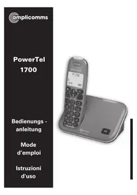 Notice Amplicomms POWERTEL 1700 Téléphone