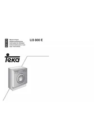 TEKA LI3 800 E - Machine à laver