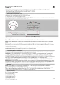 Notice REV RWM20 Détecteur de fumée