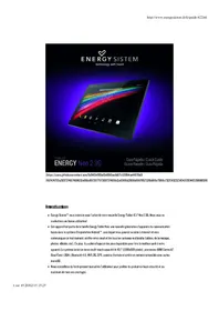 ENERGY SISTEM Neo 2 3G - Tablette