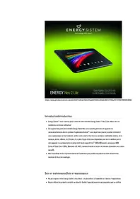 ENERGY SISTEM Neo 2 Lite - Tablette