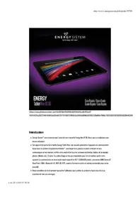 ENERGY SISTEM Neo 10 - Tablette