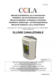 Notice Cola ELLISSE CANALIZZABILE Poêle