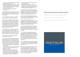 Notice Steinhauer ZELENA Éclairage
