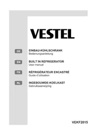 Notice VESTEL VEKF2015 Koelkast