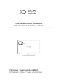 Notice XD 40F2ESAT Téléviseur