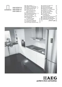 Notice AEG X08154BVX 厨房抽油烟机