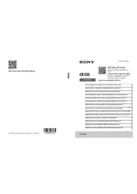 Notice SONY ALPHA ILCA68K Kamera