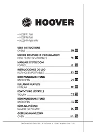Notice HOOVER HOZP717INE Oven