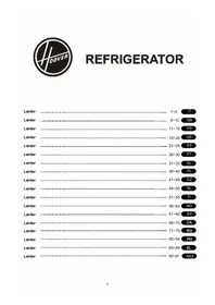 Notice HOOVER HFLE54XK тоңазытқыш