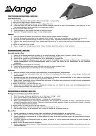 Notice Vango SPEY 200 Tente