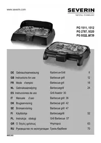 SEVERIN PG 9322 - Электрический гриль
