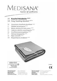 Notice MEDISANA HB 675 Couverture/coussin chauffant