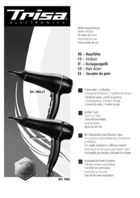 Notice TRISA SALON PROFESSIONAL Sèche cheveux