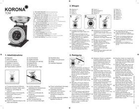 Notice KORONA TOM 76150 Balances de cuisine