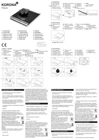 Notice KORONA FINJA 70230 Balances de cuisine