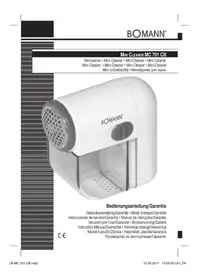 Notice BOMANN MC 701 CB épilateur électrique