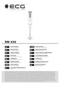 Notice ECG RM 430 Mixeur plongeant