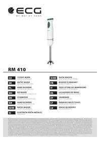 Notice ECG RM 410 Mixeur plongeant