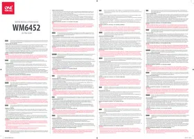 Notice ONE FOR ALL WM 6452 Meuble TV