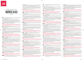 Notice ONE FOR ALL WM 5343 Support des enceintes