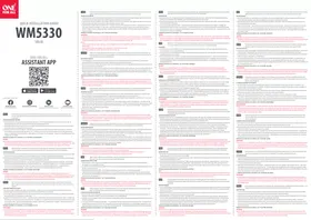 Notice ONE FOR ALL WM 5330 Support des enceintes