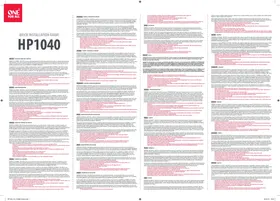 Notice ONE FOR ALL HP 1040 Ecouteur