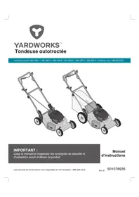 Notice Yardworks 06016632 Tondeuse à gazon