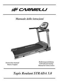 Notice Carnielli STRADA 5.0 Tapis de course
