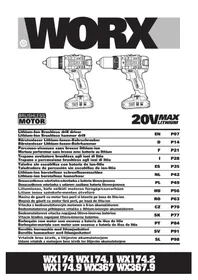 WORX WX174.9 - Borrmaskin