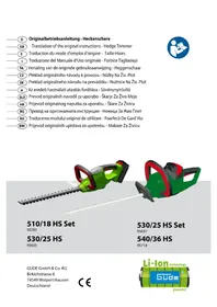 Güde 53025 HS Set - Tăietoare de gard viu