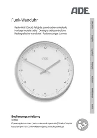 Notice ADE CK 1603 Montre