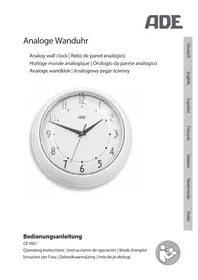 Notice ADE CK 1601 Montre