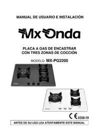 Notice Mx Onda MXPG2200B Cooker