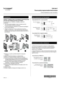 Notice HONEYWELL HOMEXPERT THR140F Termostato