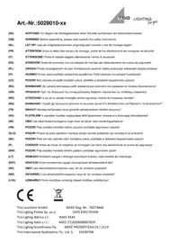 Notice Trio Lighting FLEXO 502801017 Notice d\'utilisation