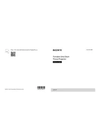 Notice SONY LSPXP1 Projektori