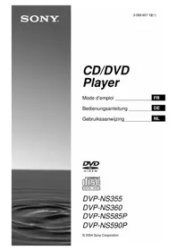 Notice SONY DVPNS360 Lecteur dvd