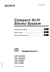 SONY LBTXG60 - Hi-Fi System