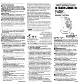 BLACK &amp; DECKER JKC500 - Bouilloire