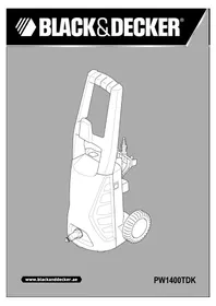 Notice BLACK & DECKER PW1400TDK PLUS Nettoyeur haute pression