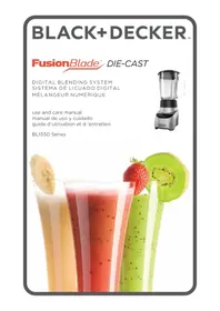 Notice BLACK & DECKER BL1550 Licuadora