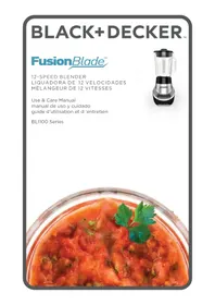 Notice BLACK & DECKER BL1100 Licuadora
