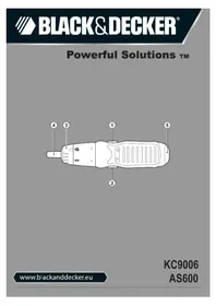 Notice BLACK & DECKER AS600 Strykjärn